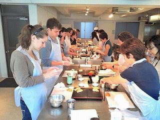 寿司教室　Sushi lesson